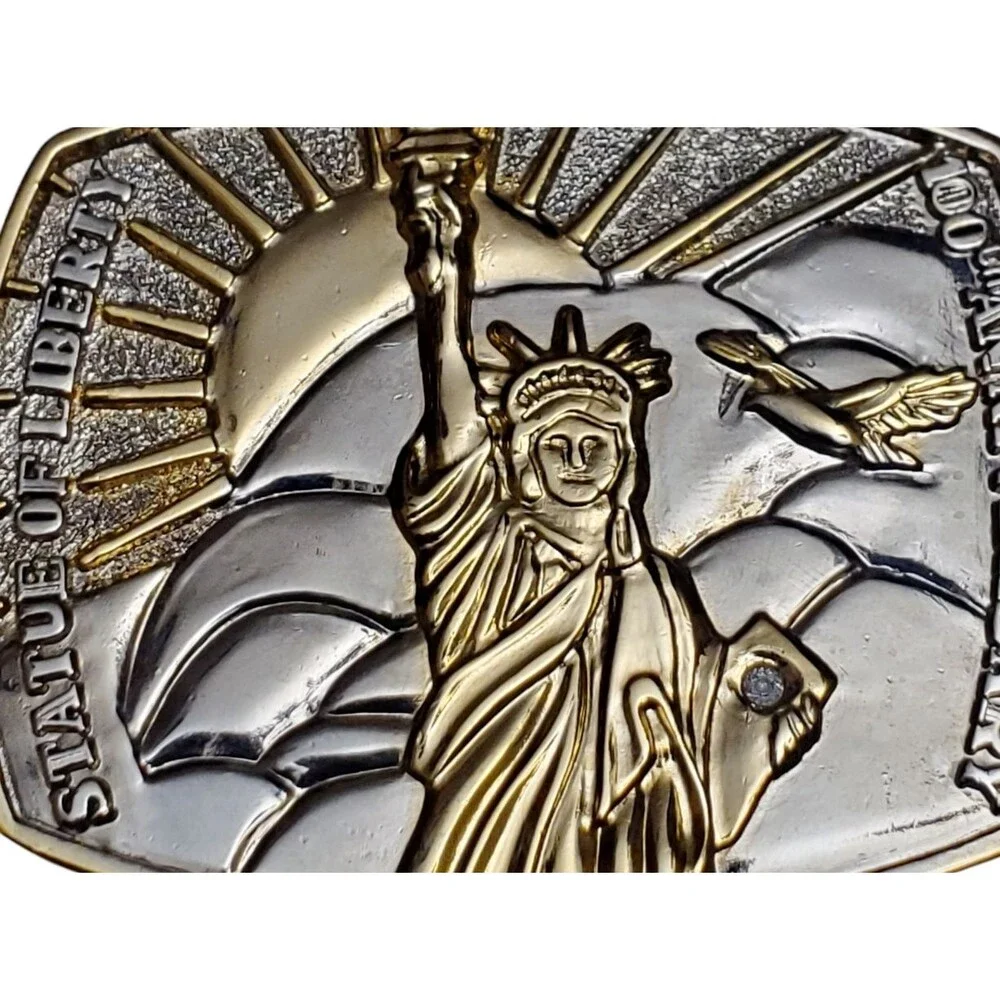 liberty statue gold